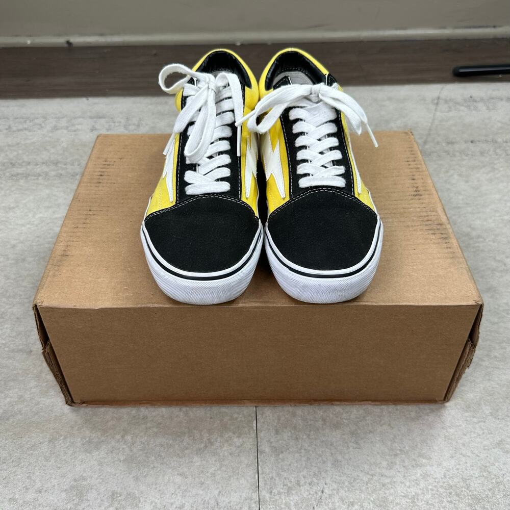 Vintage Y2K Revenge Storm Shoes Mens 10 Yellow Black Australia Exclusive Low Top - Picture 4 of 8